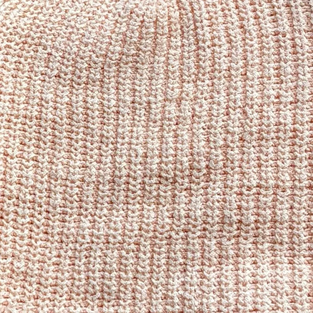 Madewell V Neck Sweater Tank Light Pink Cotton Blend Relaxed Beachy Medium